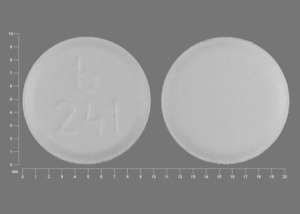 Pill b 241 White Round is Mirtazapine (Orally Disintegrating)