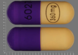 Pill 60274 360 mg Purple Capsule/Oblong is Verapamil Hydrochloride SR