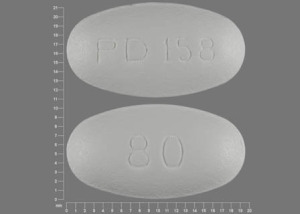 Atorvastatin calcium 80 mg PD 158 80