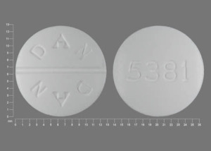 Methocarbamol 500 mg 5381 DAN DAN