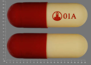 Pill Logo 01A is Aggrenox 25 mg / 200 mg