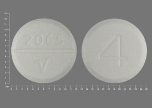 Acetaminophen and codeine phosphate 300 mg / 60 mg 2065 V 4
