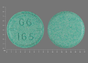 Hydrochlorothiazide and triamterene 25 mg / 37.5 mg GG 165