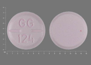 Pill GG 124 Pink Round is Haloperidol