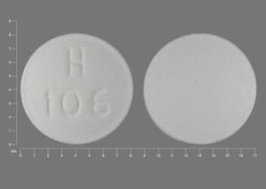 Pill H 106 White Round is Hydroxyzine Hydrochloride