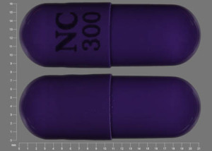 Pill NC 300 Purple Capsule/Oblong is Carbamazepine Extended Release