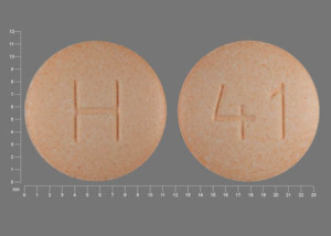 Pill H 41 Orange Round is Hydralazine Hydrochloride