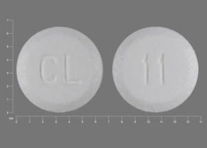 Pill CL 11 White Round is Hyoscyamine Sulfate (Sublingual)