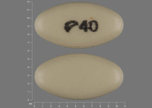 Pill Logo 40 Yellow Oval is Pantoprazole Sodium Delayed Release