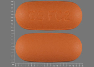 Pill GS FC2 Orange Capsule/Oblong is Epzicom