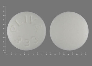 Pill PLIVA 333 White Round is Metronidazole