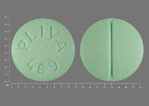 Pill PLIVA 469 Green Round is Propranolol Hydrochloride