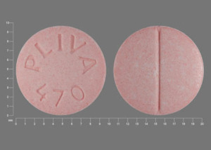 Pill PLIVA 470 Pink Round is Propranolol Hydrochloride