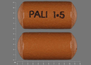 Pill PALI 1.5 Brown Oval is Invega