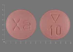 Xarelto 10 mg Logo 10 Xa