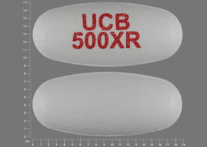 Pill UCB 500XR White Oval is Keppra XR