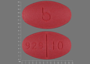 Pill b 929 10 Pink Elliptical/Oval is Trexall