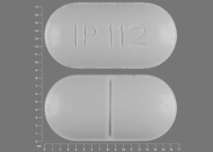 Acetaminophen and hydrocodone bitartrate 500 mg / 7.5 mg IP 112