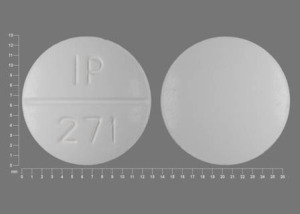 Pill IP 271 White Round is Sulfamethoxazole and Trimethoprim