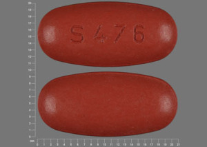 Pill S476 Red Oval is Lialda