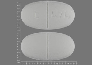 Metformin hydrochloride 1000 mg C 474
