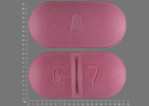 Pill A 6 7 Pink Capsule-shape is Amoxicillin Trihydrate