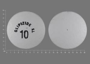 Pill GLIPIZIDE XL 10 White Round is Glipizide XL