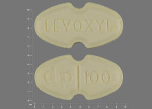 Pill LEVOXYL dp 100 Yellow Oval is Levoxyl