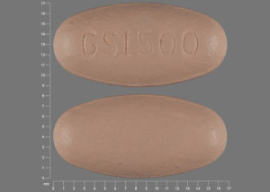 Pill GSI500 is Ranexa 500 mg