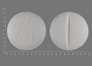 Metoprolol succinate extended-release 50 mg Logo 831