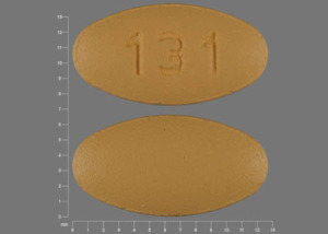 Pill 131 Yellow Oval is Ondansetron Hydrochloride