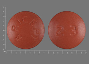 Pill ARICEPT 23 Red Round is Aricept