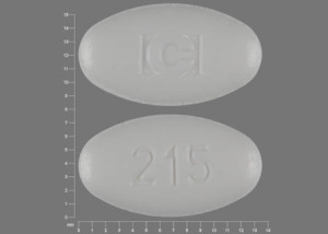 Pill C 215 White Elliptical/Oval is Nuvigil