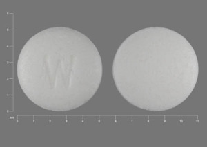 Pill W White Round is Lisinopril