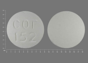 Pill cor 152 White Round is Doxycycline Hyclate