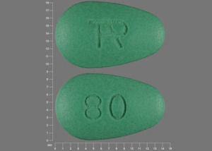 Pill TAP 80 Green Egg-shape is Uloric