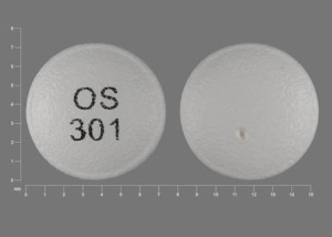 Pill OS 301 White Round is Venlafaxine Hydrochloride Extended Release