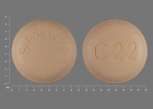 Pill SANKYO C22 Yellow Round is Benicar HCT