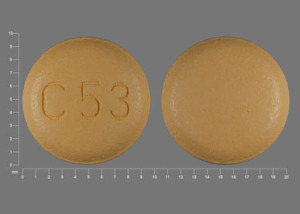 Pill C53 Yellow Round is Tribenzor