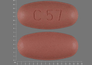 Pill C57 Red Oval is Tribenzor