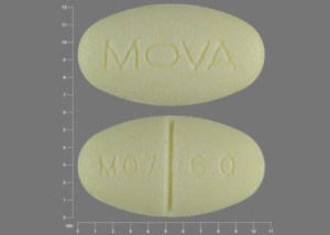 Glyburide (micronized) 6 mg MOVA M07 6.5