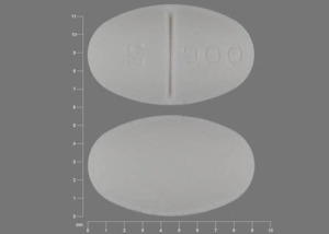 Pill S 900 White Oval is Alprazolam