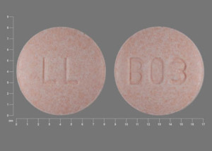 Hydrochlorothiazide and lisinopril 25 mg / 20 mg B03 LL