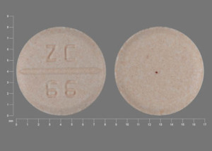Pill ZC 66 Peach Round is Venlafaxine Hydrochloride