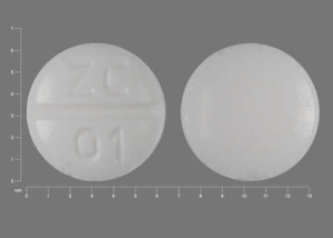 Pill ZC 01 White Round is Promethazine Hydrochloride