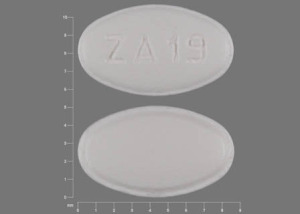 Pill ZA 19 White Oval is Simvastatin