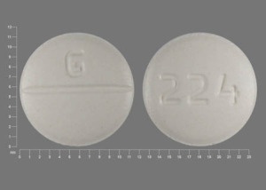 Pill G 224 Yellow Round is Lithium Carbonate Extended Release