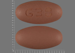 Pill G38 Brown Oval is Trandolapril and Verapamil Hydrochloride Extended-Release