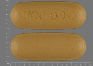 Pill DYN-090 Yellow Capsule-shape is Solodyn