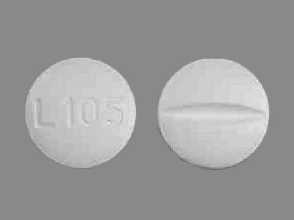 Pill L105 White Round is Meprobamate